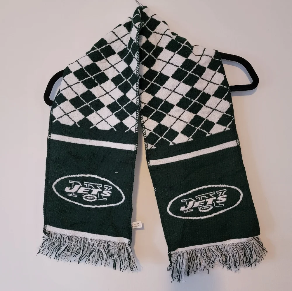 Jets argyle scarf